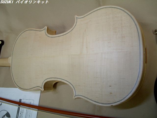 リンツ楽器 / スズキ楽器 バイオリン組立キット KGV-544 弓付き