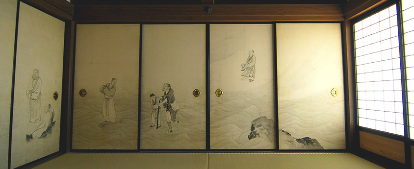 串本応挙芦雪館:上間一之間 -The main hall of Muryo temple room No.1-
