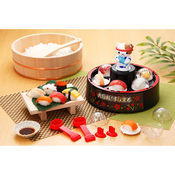 大回転！すしまる｜商品情報｜メガトイ｜メガハウスのおもちゃ情報サイト