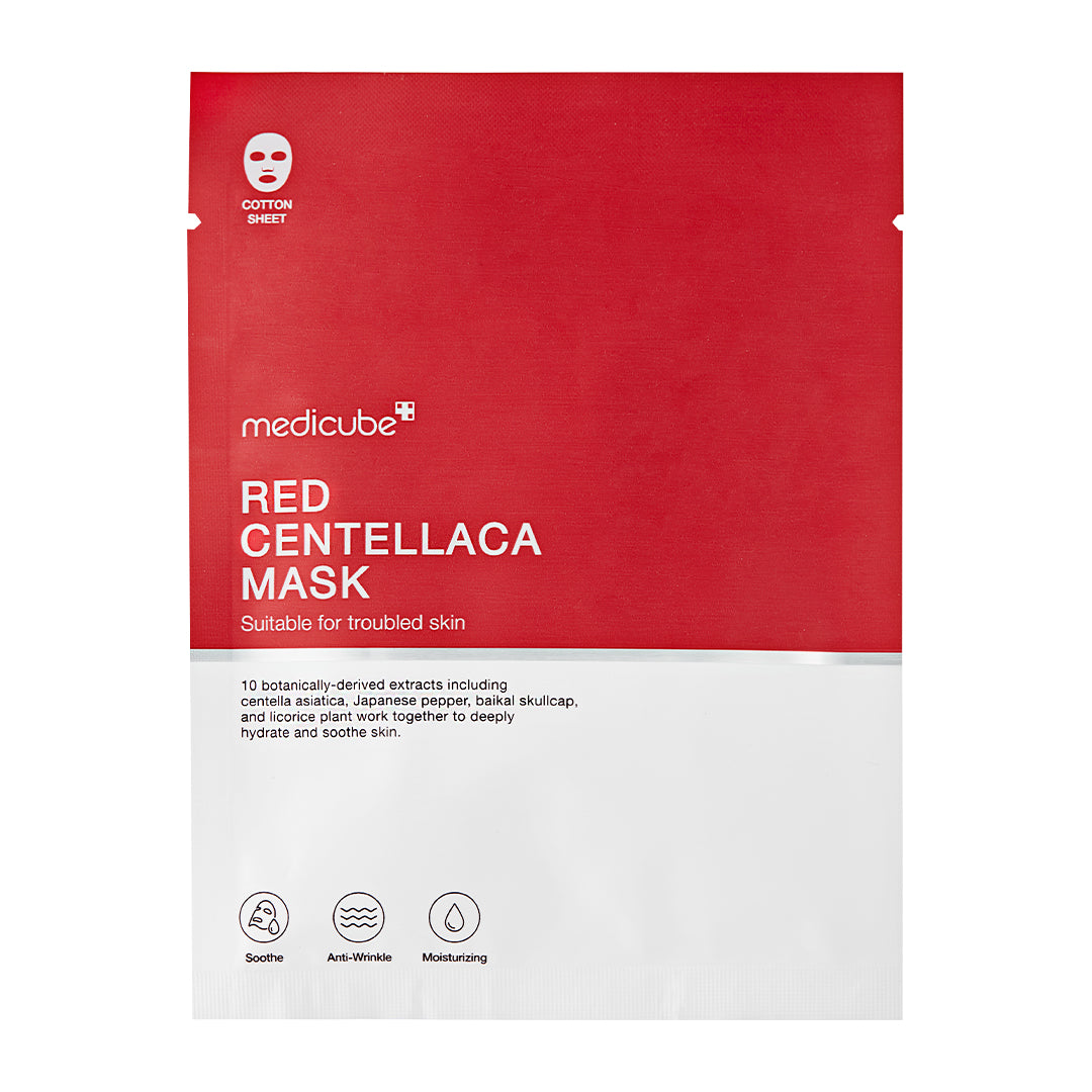 Red Centellaca Mask – MEDICUBE US