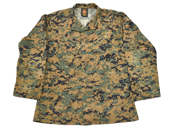 米軍実物 USMC NAVY ウッドランド マーパット ジャケット M-R 海兵隊