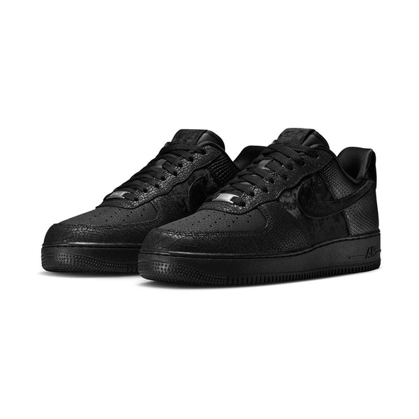 Shop Nike Air Force 1 '07 LX '3X Celebration Triple Black' Men's Shoes