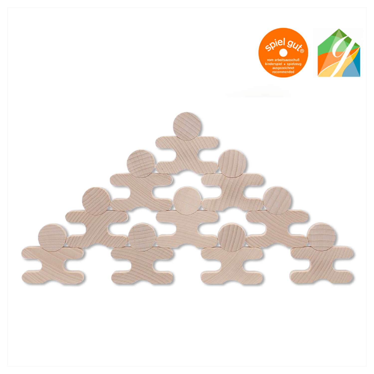 木のおもちゃ 忍者 12ピース つみき 積み木 NINJA おもちゃ 玩具