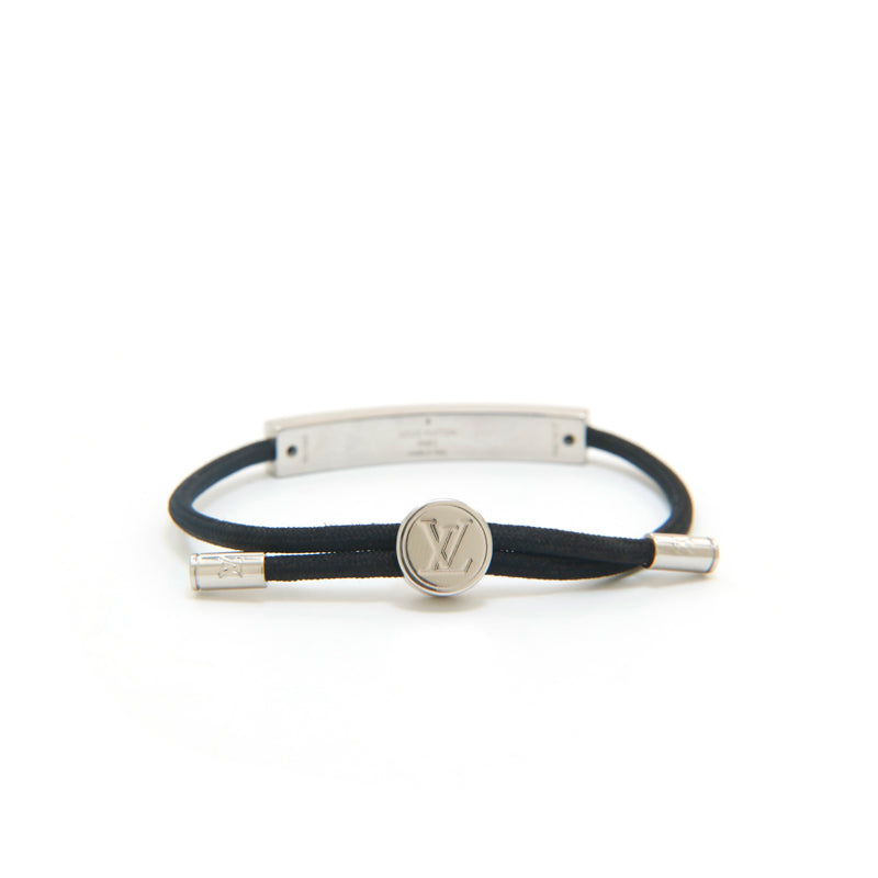 ルイ・ヴィトン LOUIS VUITTON ブラスレ LVスペース 紐 ブレスレット