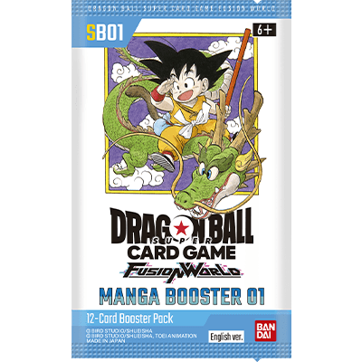 MANGA BOOSTER 01 [SB01] DRAGON BALL SUPER CARD GAME FUSION WORLD