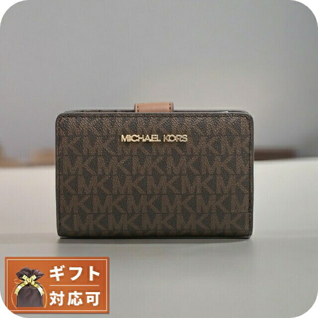 マイケルコース MICHAEL KORS JET SET TRAVEL BIFLD ZIP COIN WLLET 二