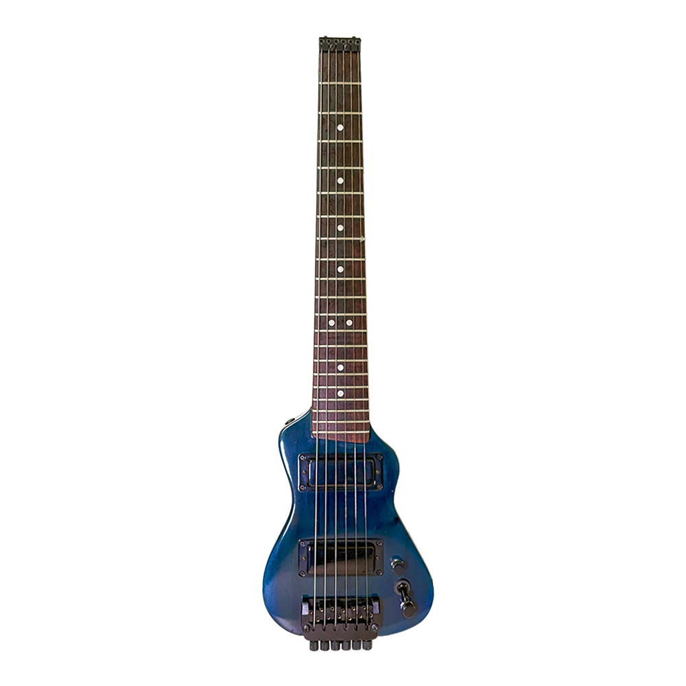 Lap Axe - EX Black and Blue Rosewood Fretboard | トラベルギター