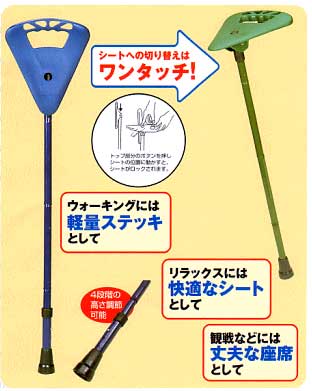 ステッキ＆シートのフリップスティック