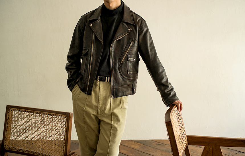 LEATHER & MOUTON” | OLD JOE BRAND