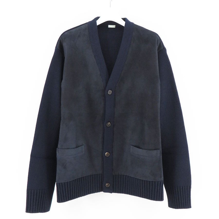 A.PRESSE/アプレッセ】Cashmere Suede Combination Cardigan 23AAP-03