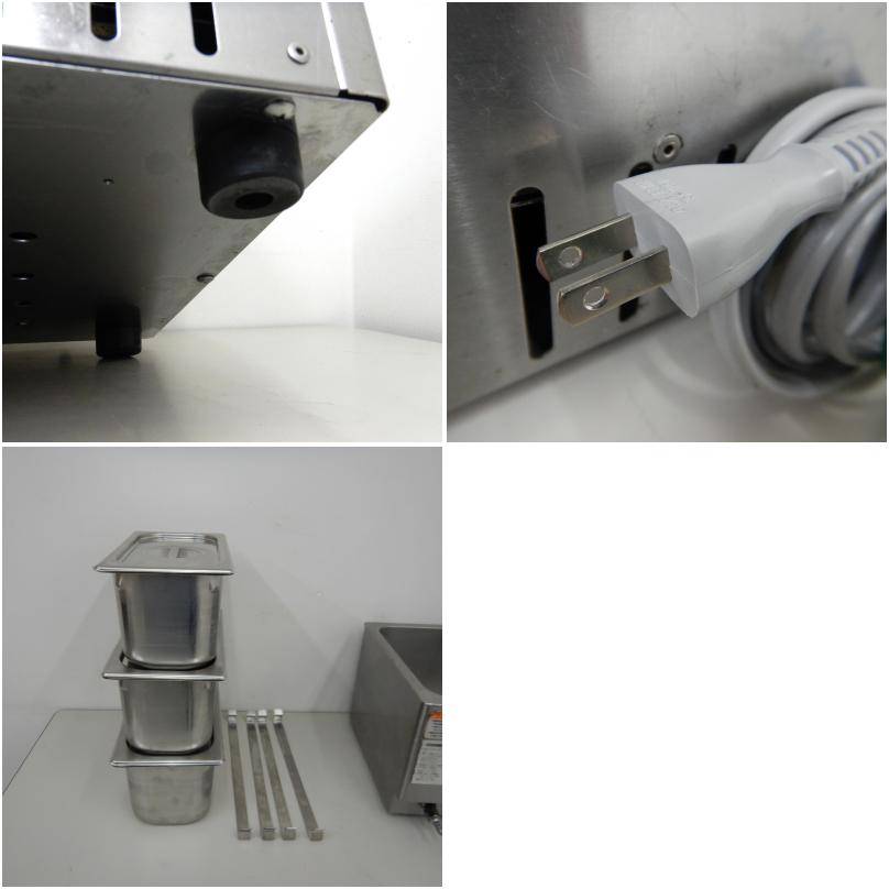 中古】 A07397 電気卓上ウォーマー 湯煎式 マルゼン MEW-550C 卓上型