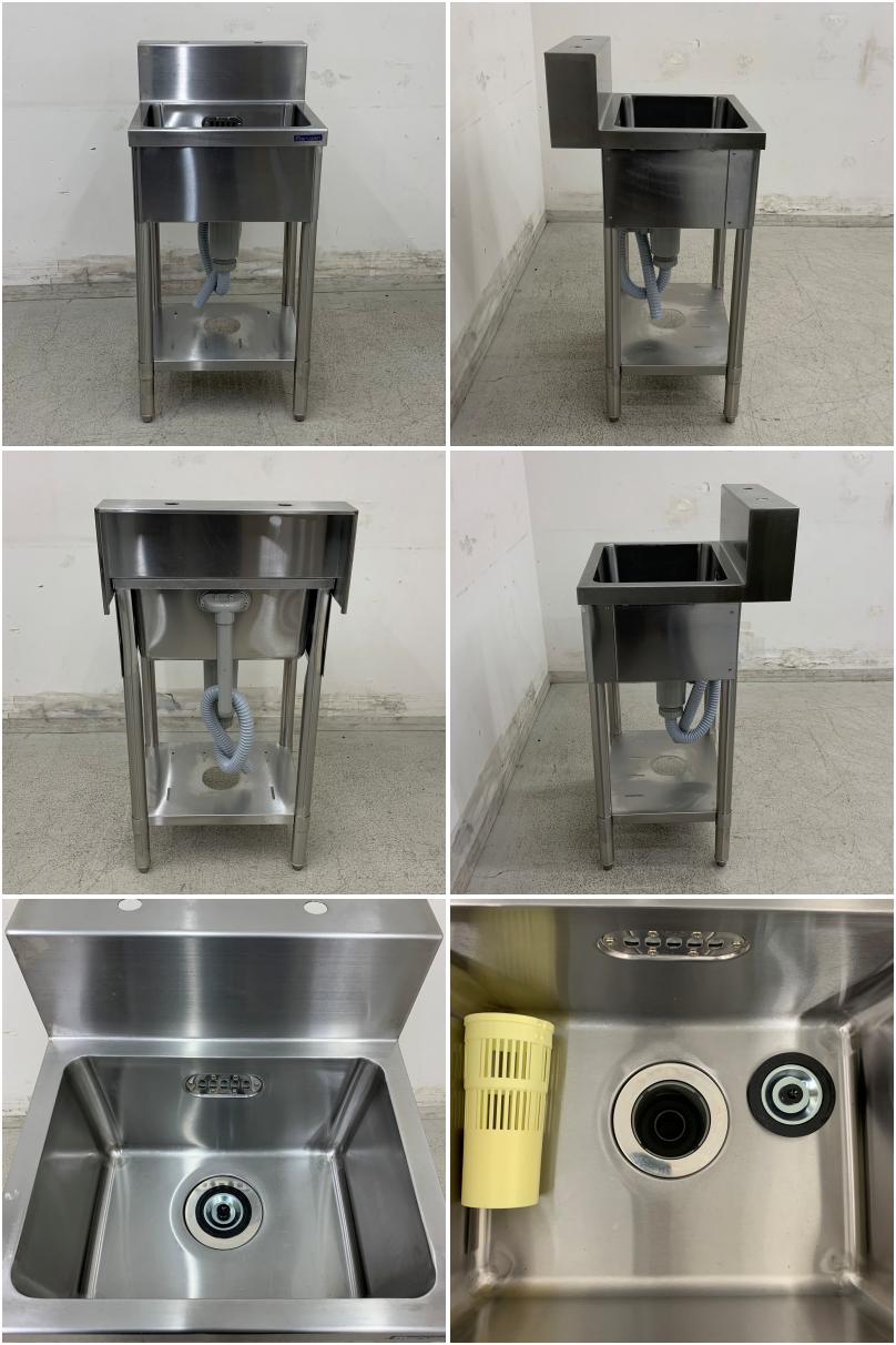 値下げ】【中古】 A07933 1槽シンク マルゼン ステンレス 流し台 W450