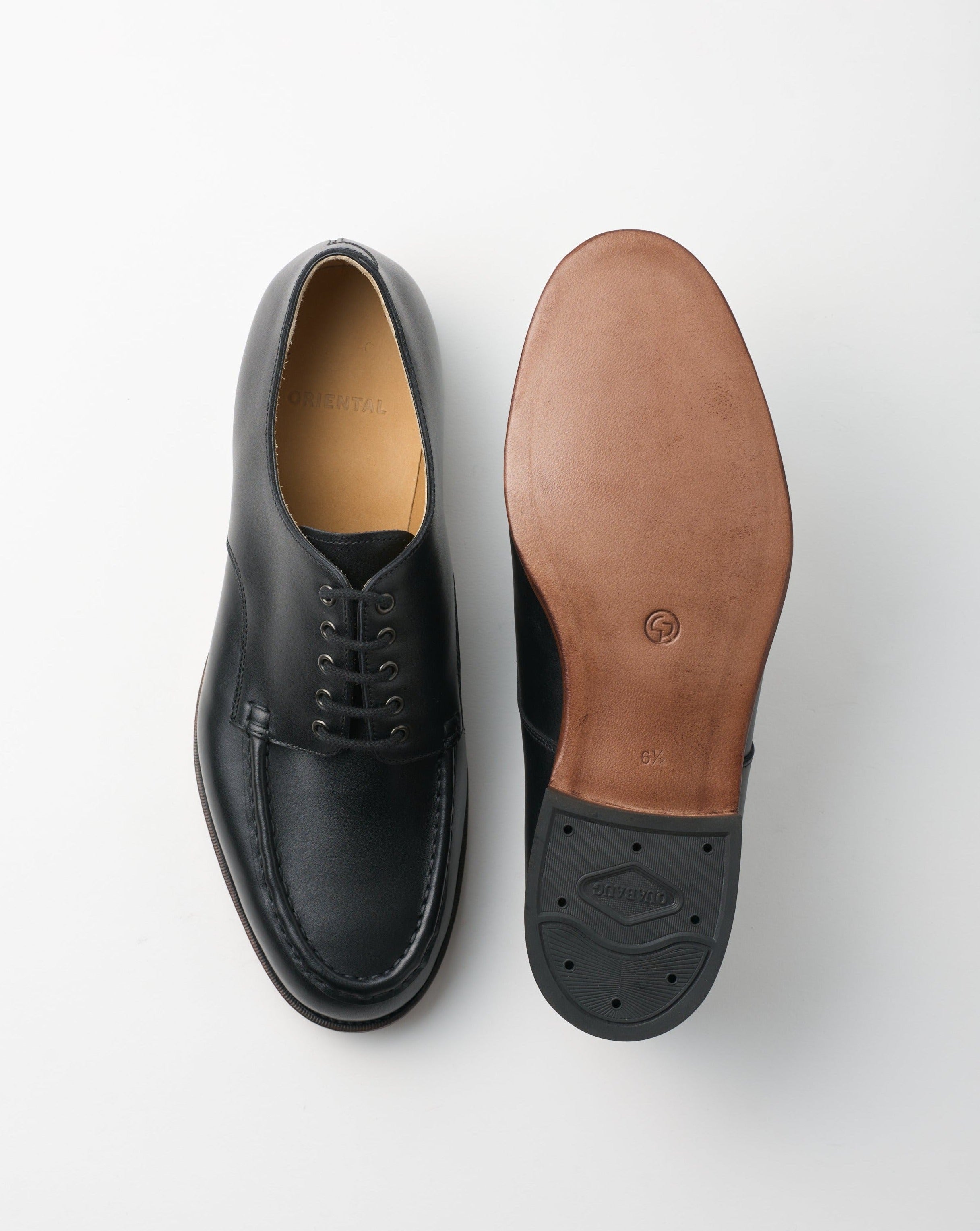 ORIENTAL オリエンタル 807 Derby moccasin Black (FG-3807) レザー