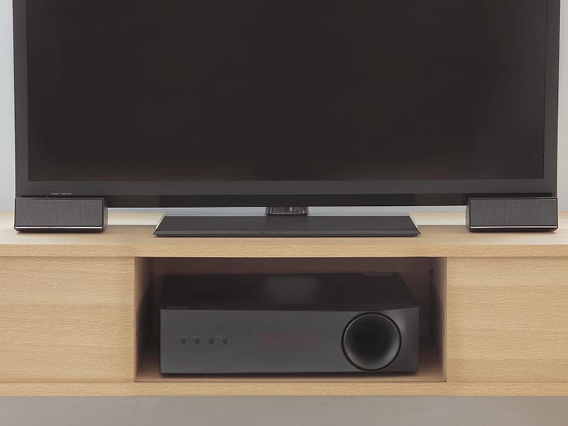 パイオニア、薄型2.1chの“セパレートサウンドバー”。HDMI 3系統