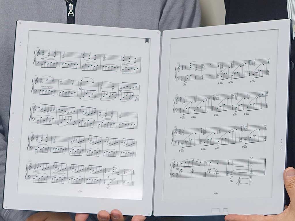 西田宗千佳のRandomTracking】完成近づく電子ペーパー採用楽譜専用端末