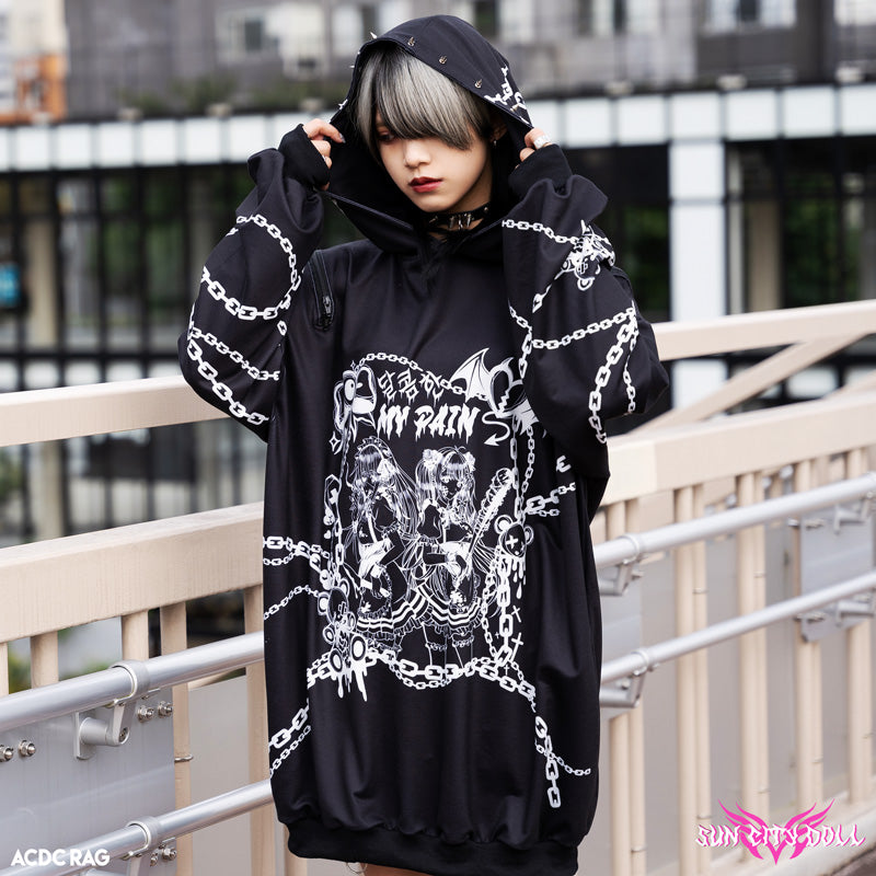 달콤한 (Sweet) My Pain Hoodie BK – ACDC RAG