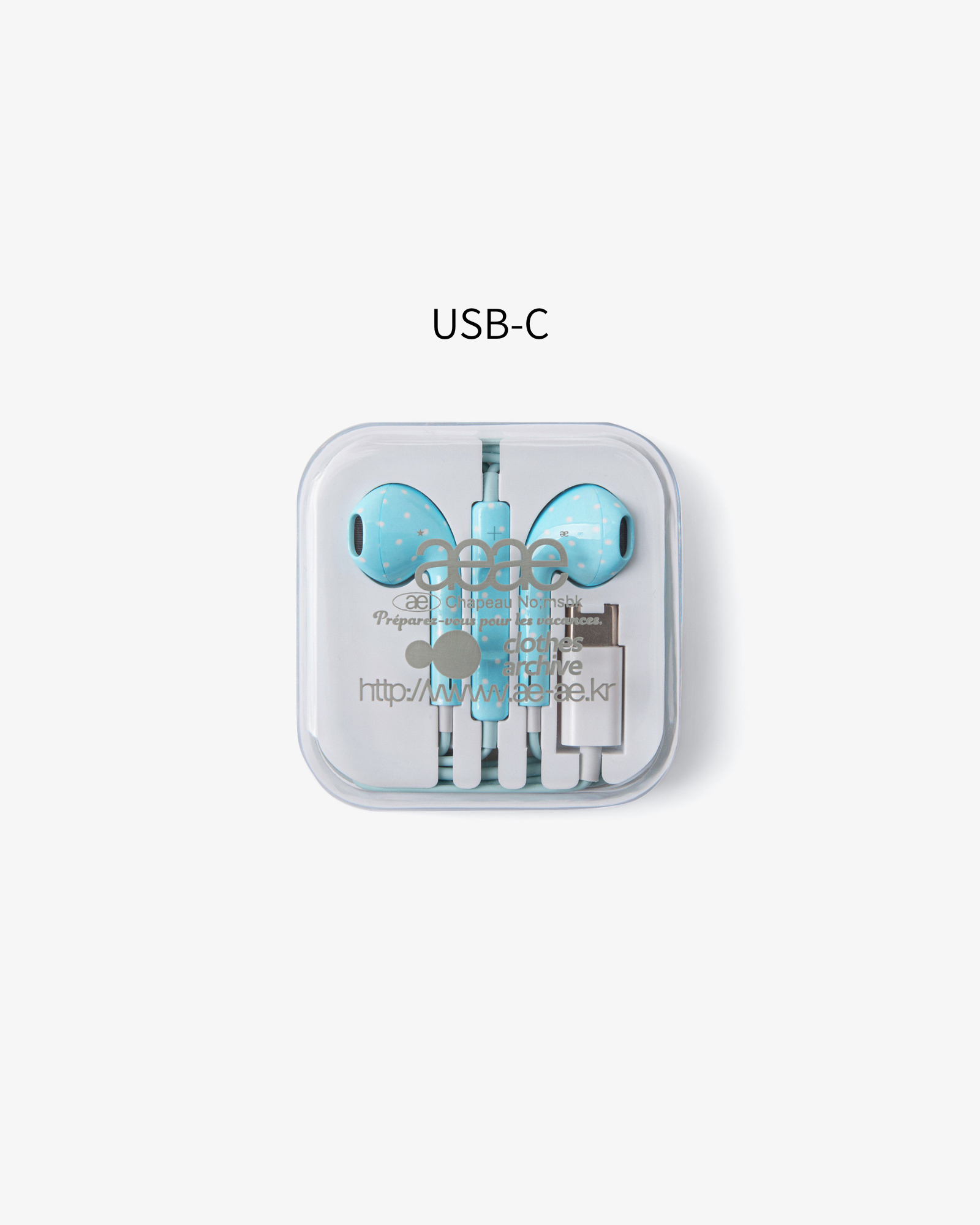 4月下旬お届けアイテム】AE CUSTOM EARPHONES (USB-C) [SKY BLUE