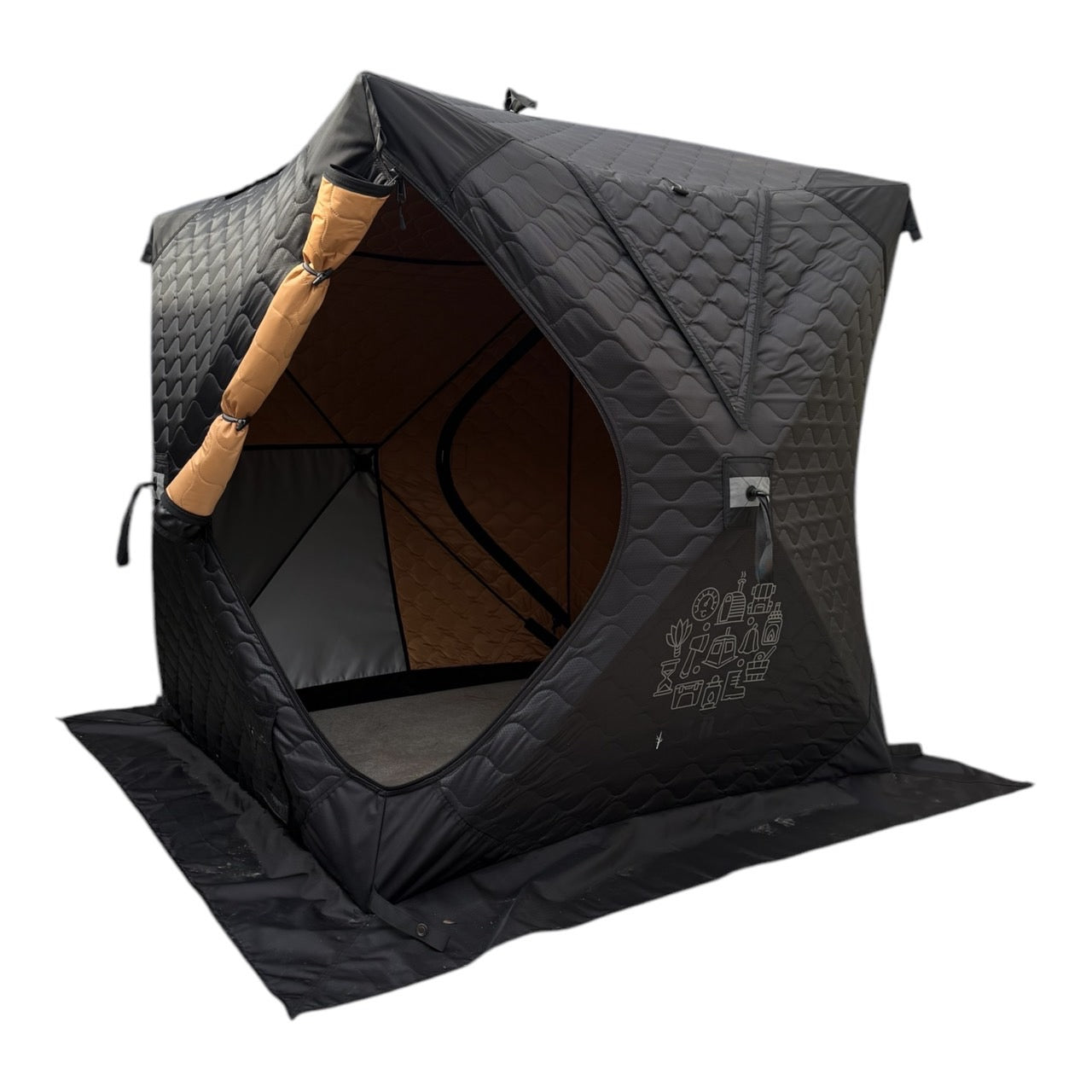 SAUNA TENT MINI2(サウナテントミニ2） HxGN BLACK 1人～2人用