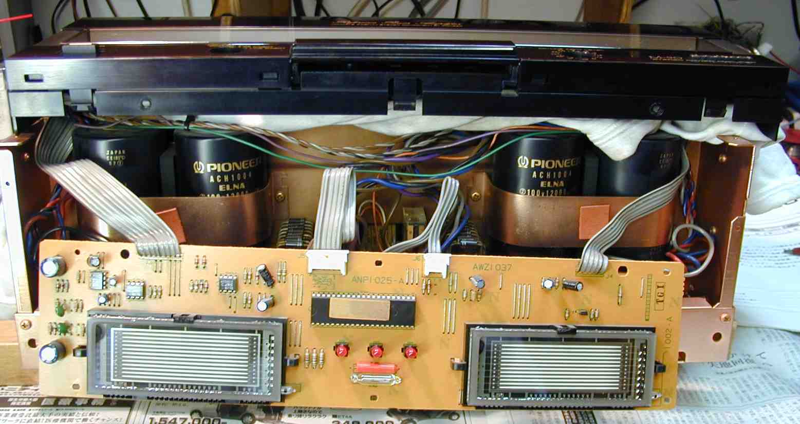 PIONEER M-90 パワーアンプ 通電のみ ジャンク PIONEER M-90 パワー