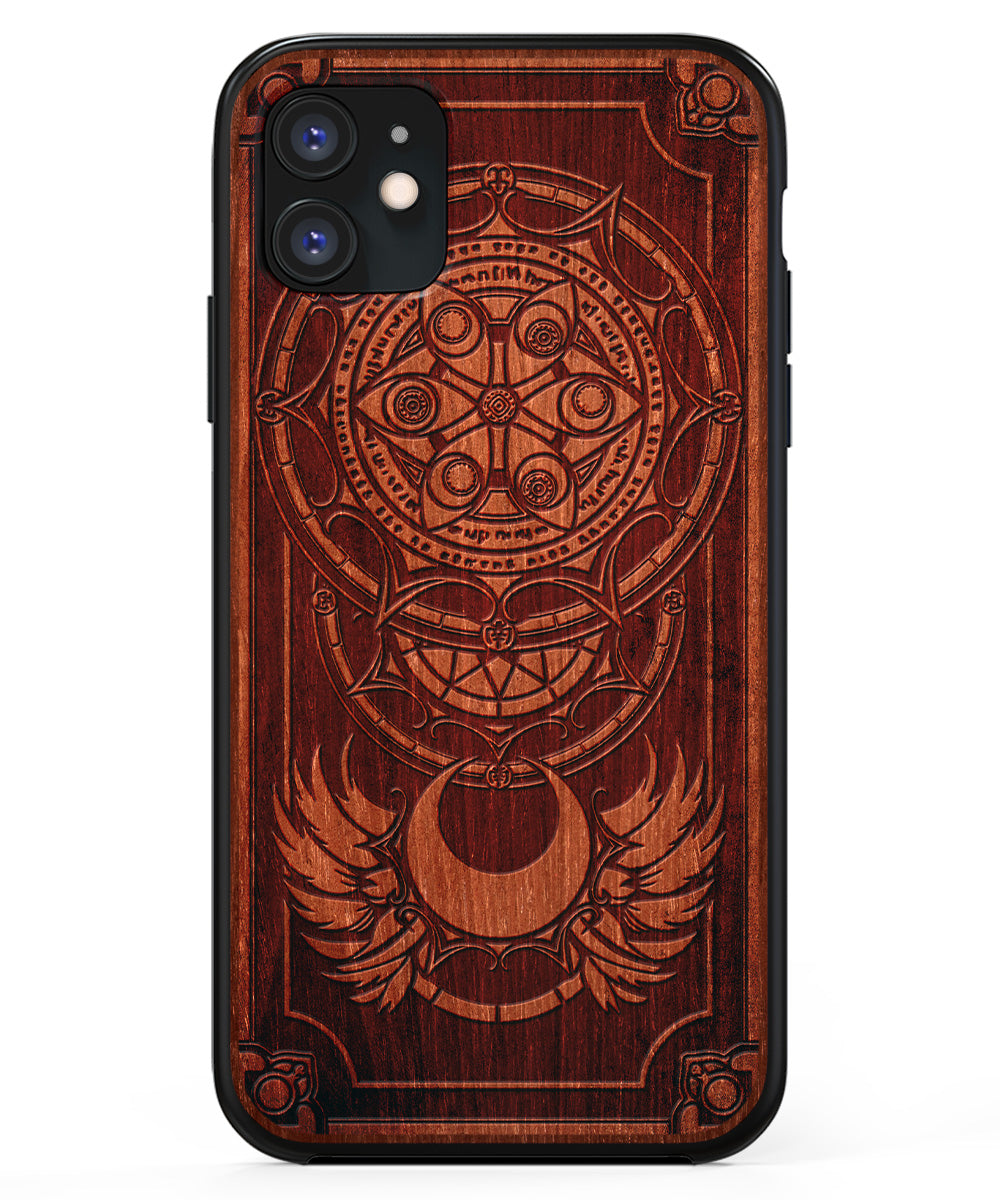 Zoltraak - Engraved Wood Phone Case - Frieren Anime Case