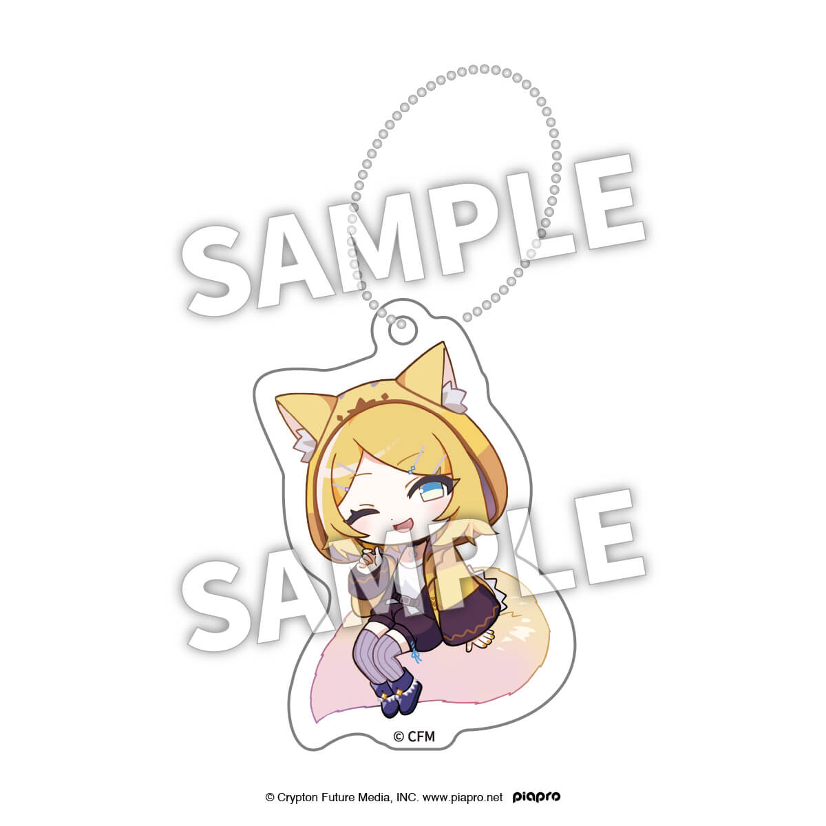 初音ミク】アクリルキーホルダー（ミニキャラ／鏡音リン） – animeshi