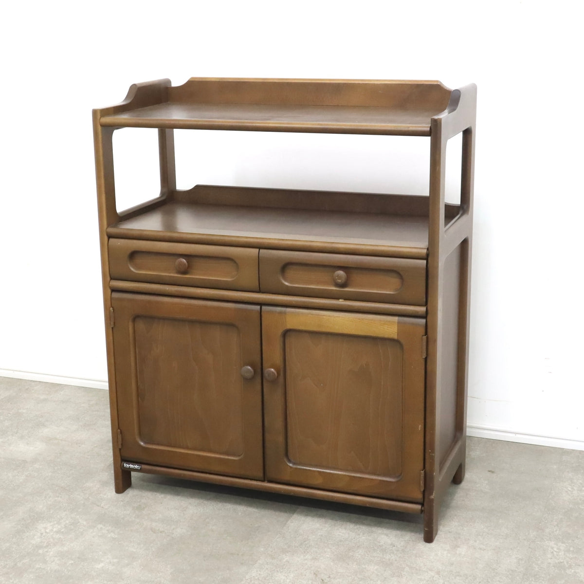 とんとんちん】オールドカリモク 電話台 ヴィンテージ KARIMOKU i