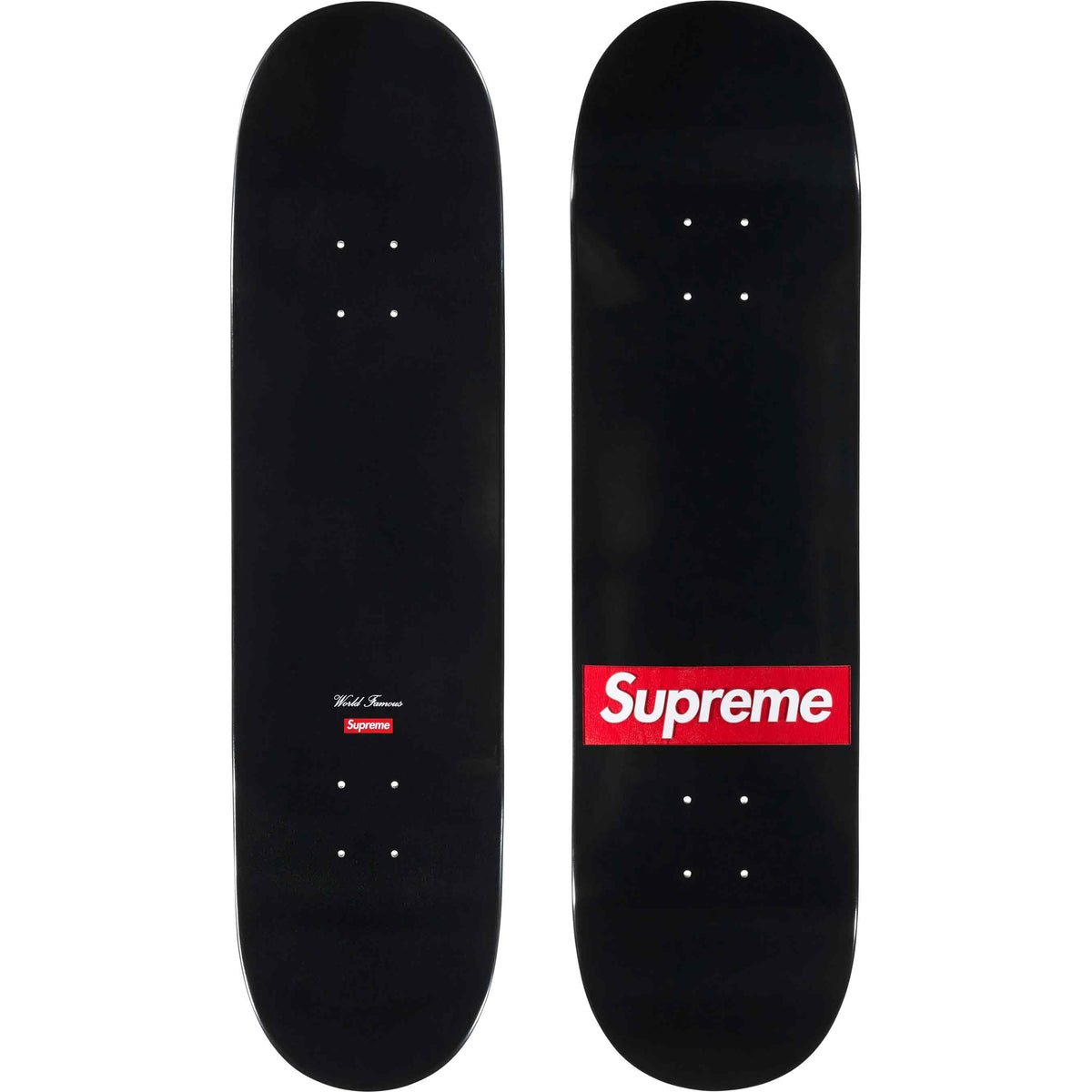 Supreme Routed Box Logo Skateboard Black – BASEMENT_HK