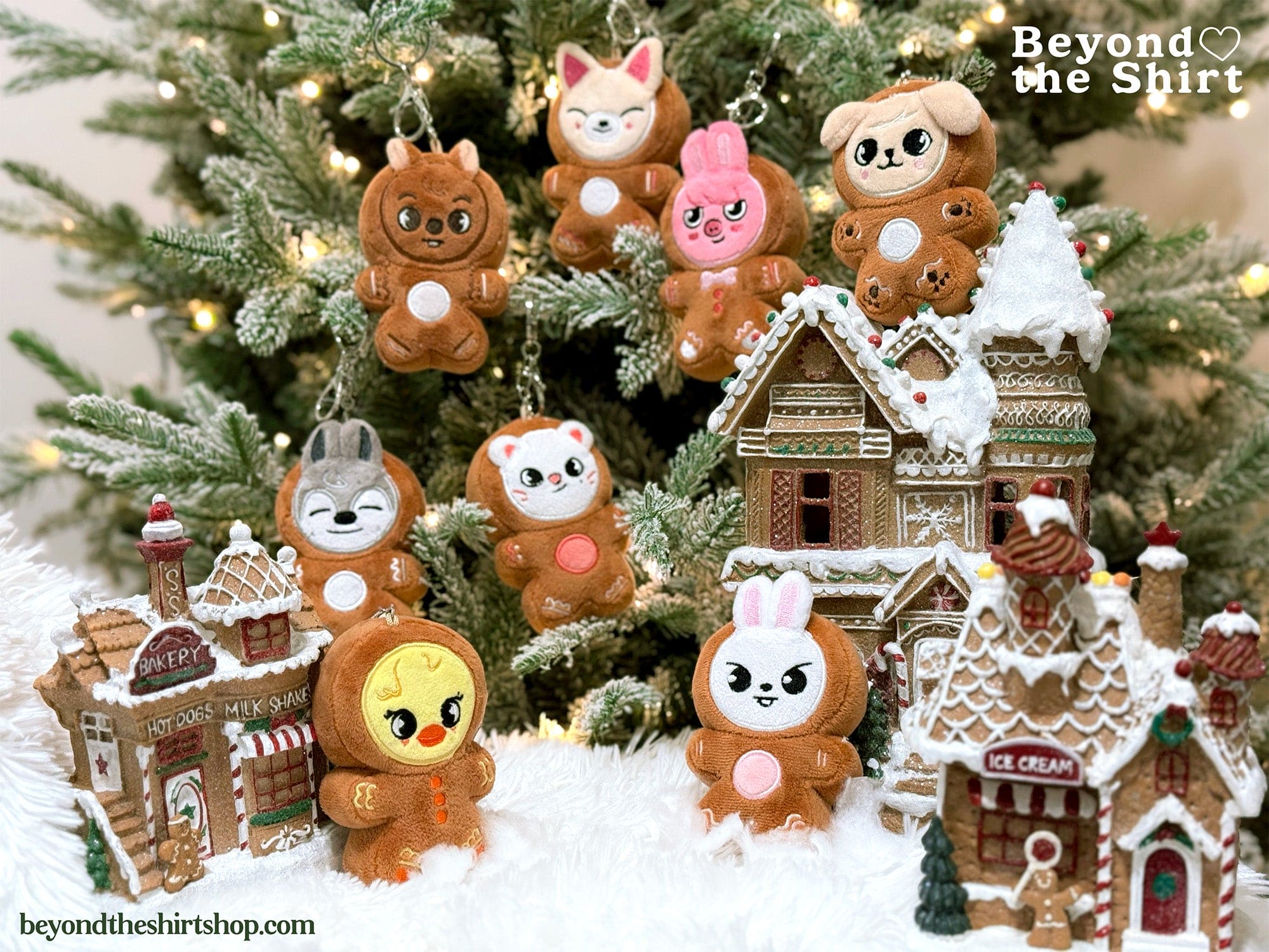 SKZOO Gingerbread Plush Keychain Ornament – Beyond The Shirt