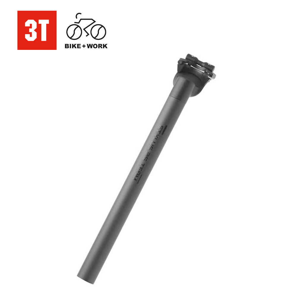 3T Stylus25 Team Stealth 31.6x350mm シートポスト サドル アルミ ア