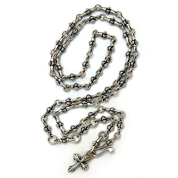 Small Cross Necklace with Cross Fob - Bill Wall Leather Inc.