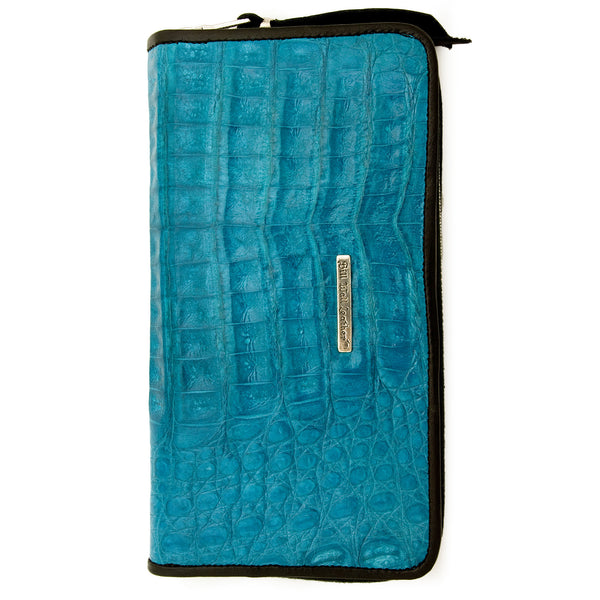 Zipper Wallet in Colored Alligator Leather (Yen) - Bill Wall