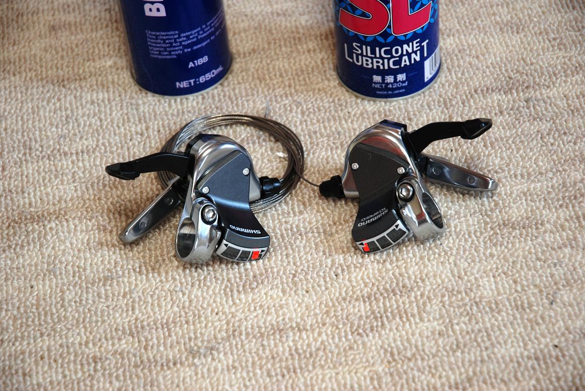 SL-R770 10スピード シフトレバー左右セット ダブル/トリプル兼用