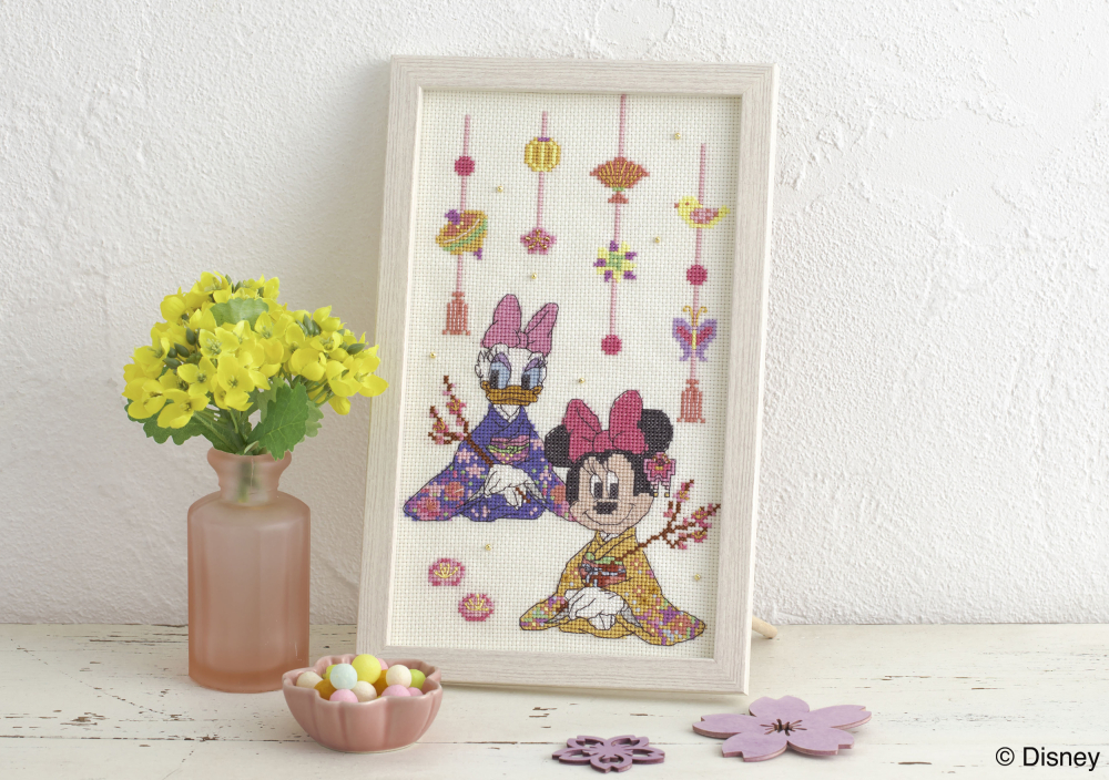 桃の節句を手作りで演出する、ひな祭りの刺しゅうキット新作がホビーラ