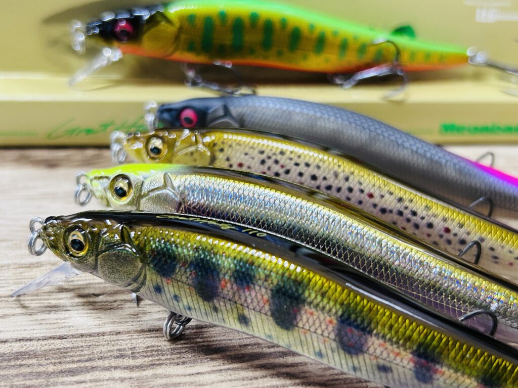 Megabass 新作ルアー】GH95/GH110/GH120待望のトラウトルアーが入荷