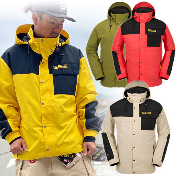 23-24 VOLCOM/ボルコム LONGO GORE-TEX jacket メンズ レディース