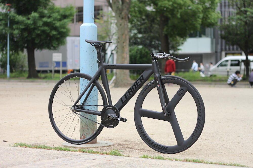 希少LEADER BIKES 735 Cinelli MASHハンドル カーボン 希少LEADER
