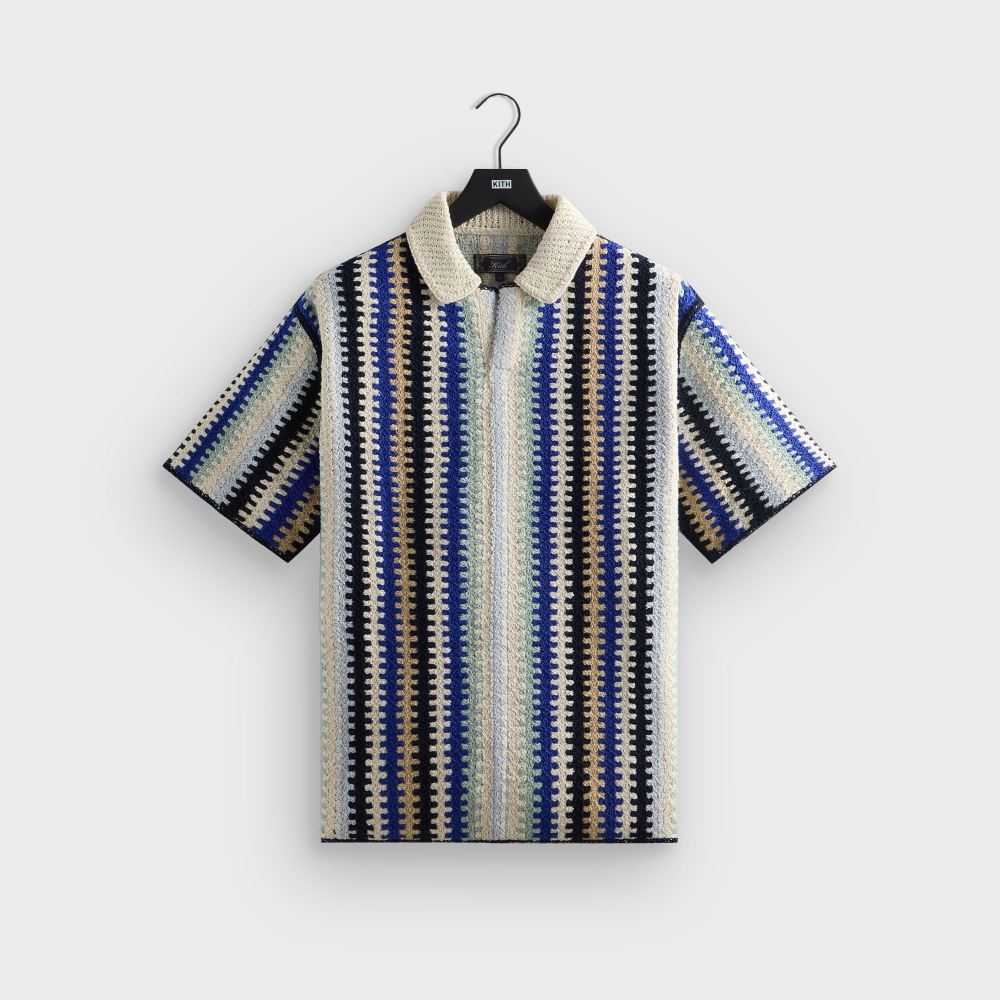 Kith Short Sleeve Keyon Crochet Pullover - Multi – Kith Canada