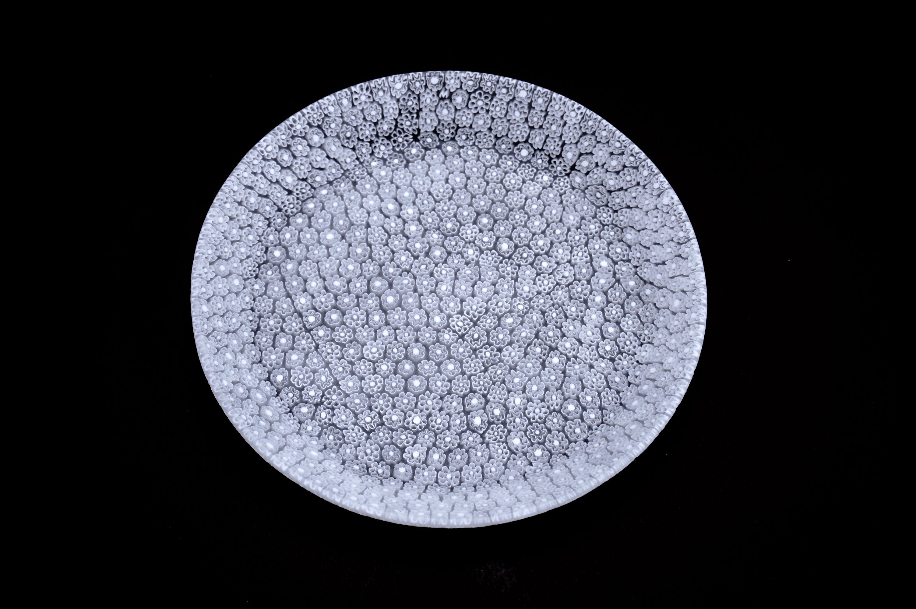 ムラーノガラス（ベネチアングラス）／Ercole Moretti 皿「ブーケ