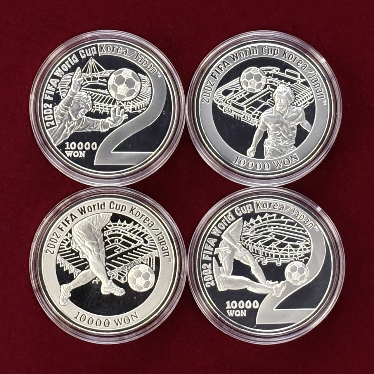 韓国】2002 FIFAワールドカップ プルーフセット 4枚組 2002［C-0000665