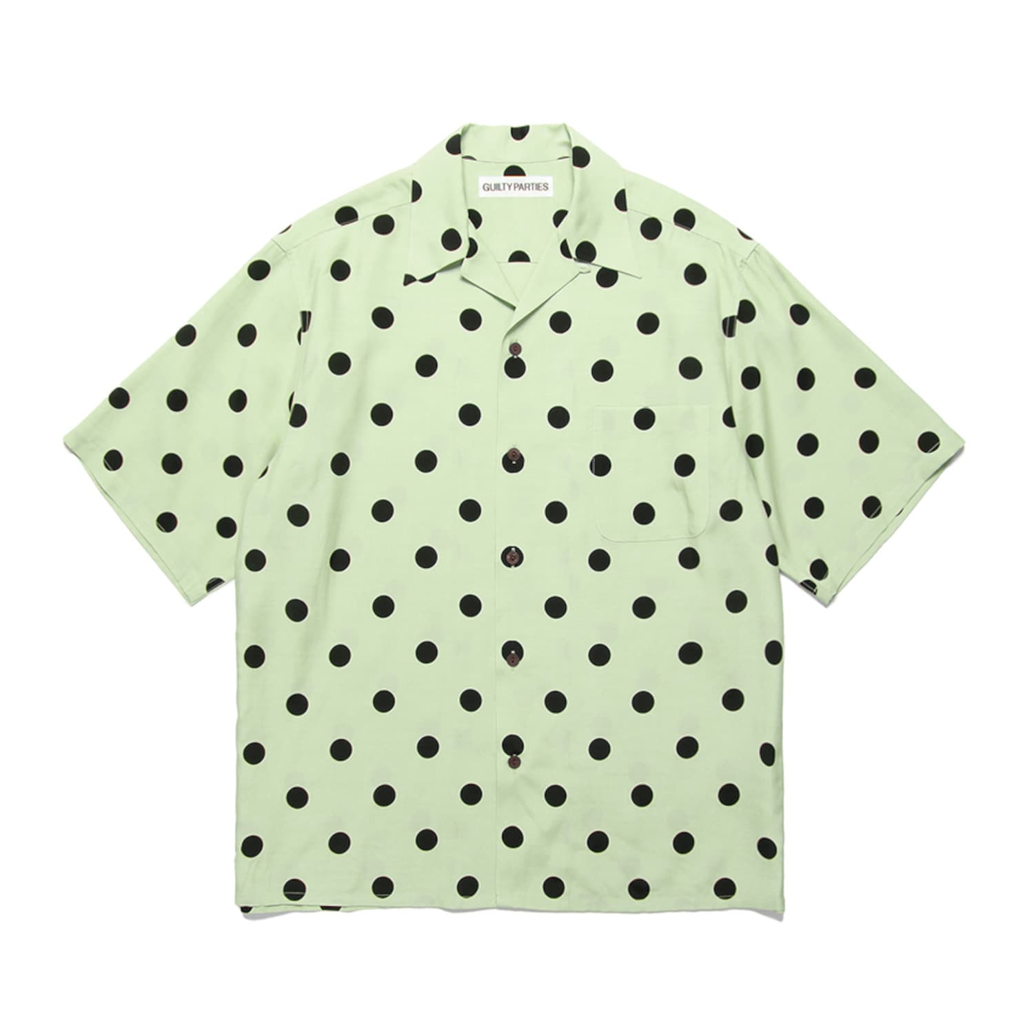 ドットハワイアンシャツ タイプ3 (ミントグリーン) 24SS-WMS-HI03