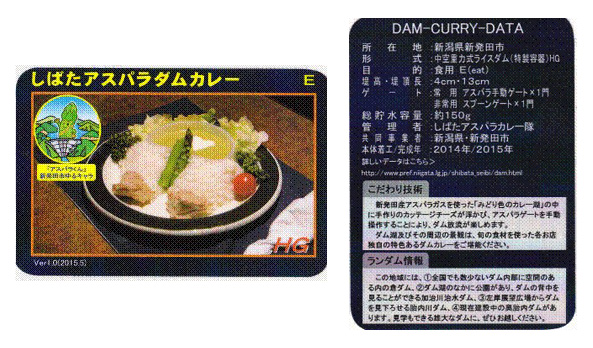 ダムカレーカード”をゲット！ - ダム便覧