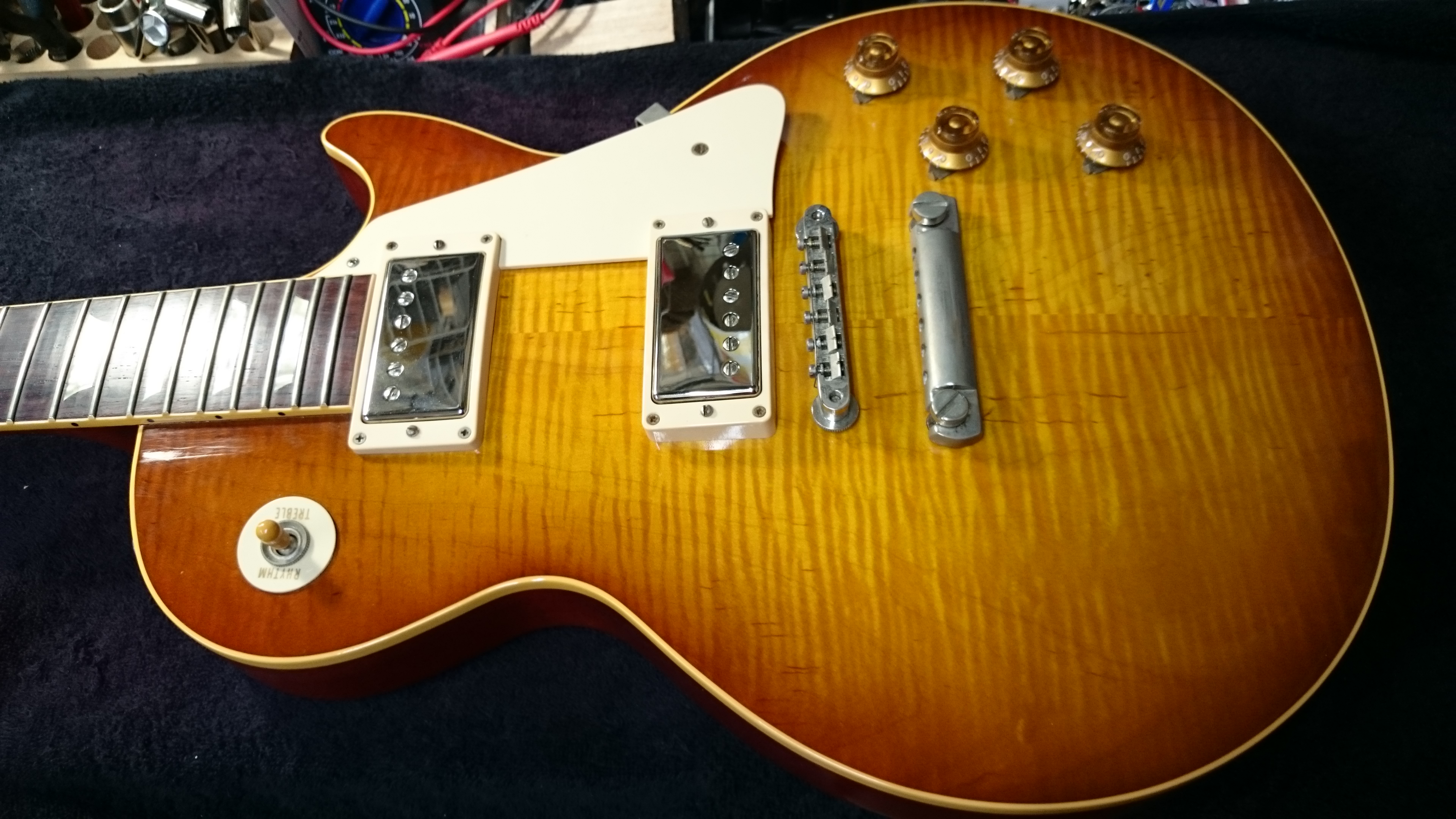 Gibson レスポール PU交換 | ギターリペア工房DNS-Draw a New Sound-