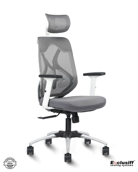 ZEN High Back ZX (Grey Chair) – Exclusiff Seating Sytems