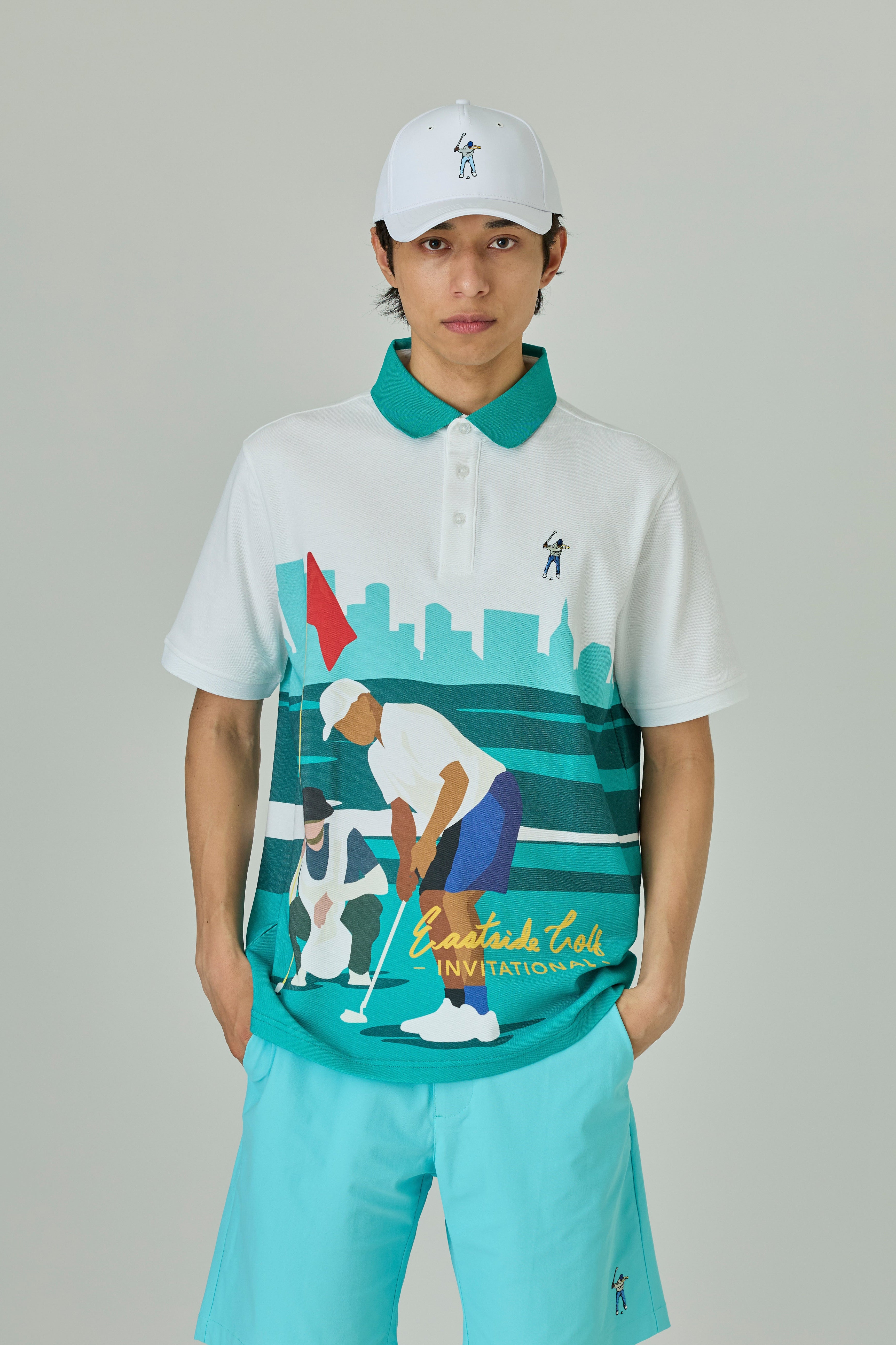GRAPHIC PIQUE POLO / グラフィックピケポロ – Eastside Golf