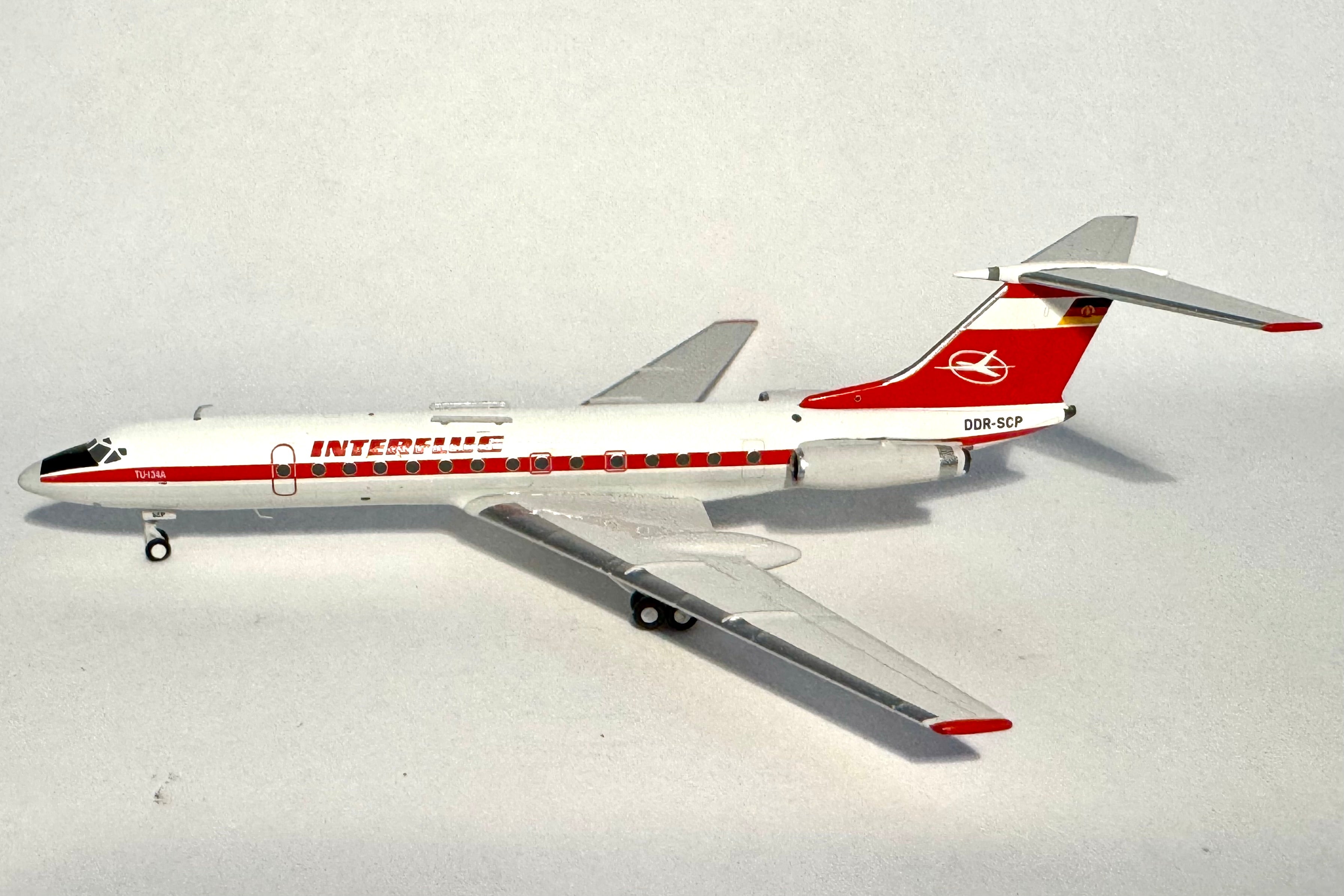 Interflug / Tupolev TU-134A / DDR-SCP / 62411 / 1:400 – El Aviador
