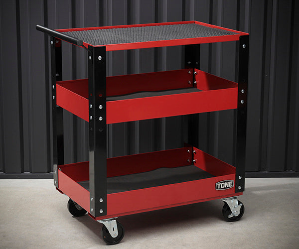 TONE 整備用工具セット ツールキャビン レッド 幅714×奥行441×高さ