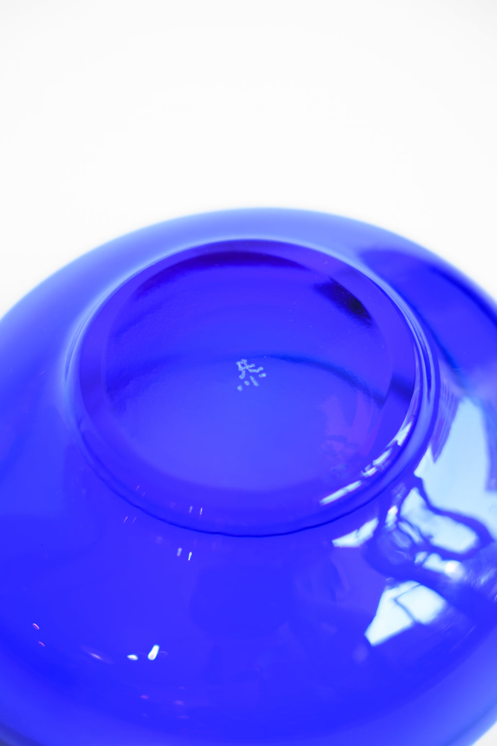 河上恭一郎 瑠璃片口鉢 ガラス工芸/Kawakami Kyoichiro Bright Blue