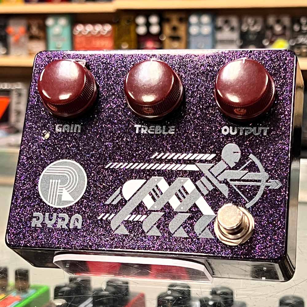 RYRA The Klone Transparent Overdrive Pedal - Black Cherry