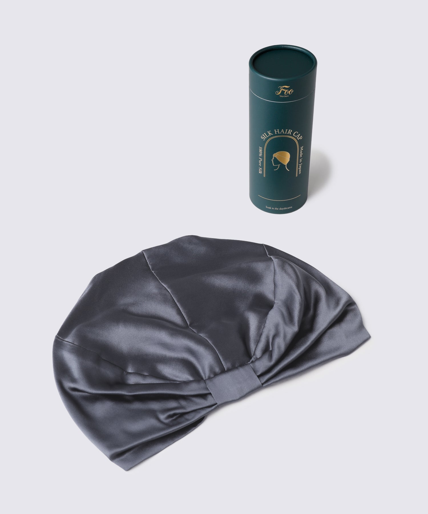 Foo Tokyo 公式ストア | シルクヘアキャップ チャコールグレー