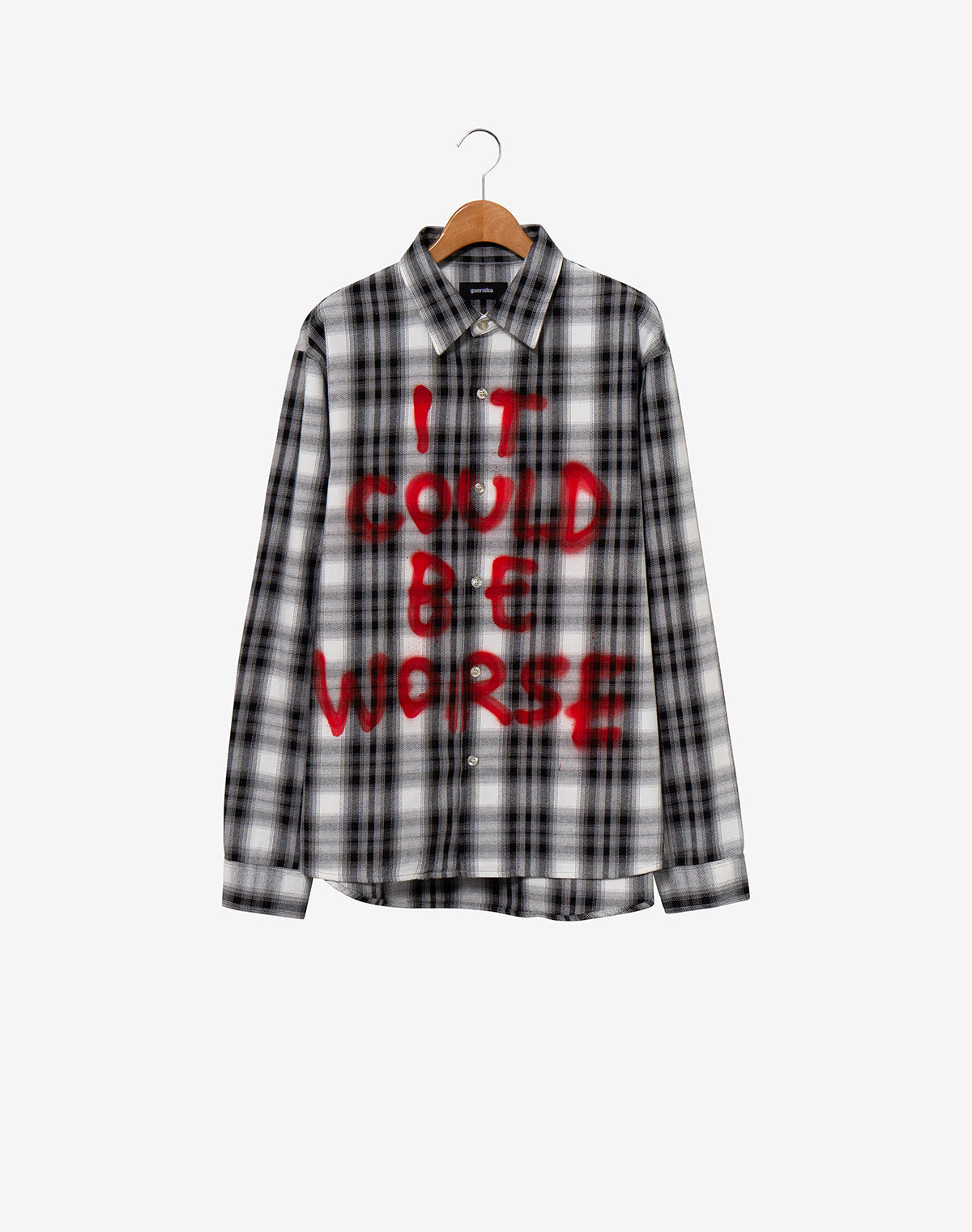 Check Shirt / Black – guernika official online shop